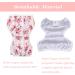 Babygoal Reusable Swim Diapers 0-3T 3 Pack - Adjustable & Washable - Boys & Girls Swimwear - Small Size - Rose & Peach Blossom Design - Perfect for Swimming Lessons & Gifts - Buy Online on GoSupps.com