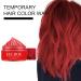Hair Colour Wax Temporary Hair Dye Disposable Hair Dye Temporary Hair Colour Colour Hair Dye Wax Easy Washable Colour Change Hair Dye Temporary Hair Dye Wax for Men Women Party Cosplay Red - Buy Online on GoSupps.com