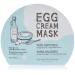 Too Cool for School Egg Cream Beauty Mask Pore Tightening 1 Sheet 0.98 oz (28 g)