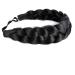 Bohemian Braided Headband Wig - Oversized Strand, Classic Style, Elastic Synthetic Hairband for Women and Girls (Black 1B) - Buy Online on GoSupps.com
