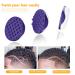 Silicone Curling Hair Brush Twist Comb for Afro Curls | Two-Sided Hair Wave Tool | Durable Purple Curling Brush | 1 Pc - Buy Online on GoSupps.com