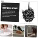 Buy 4pcs Black Bath Loofah Balls - Durable Shower Accessories for a Refreshing Clean | Convenient Bath Sponges - Buy Online on GoSupps.com