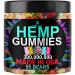 Hemp Gummies Sleep Relaxation Edibles-Natural Fruity Flavors Gummy Bears for Bedtime-Advanced Hemp Oil Infused-Made in USA