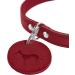 HUNTER Aalborg Dog Collar - Leather Simple & Robust Comfortable Fit Red - Size 52 (M) | Worldwide Shipping - Buy Online on GoSupps.com