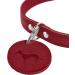 HUNTER Aalborg Dog Collar - Leather Comfortable & Robust - Red (Size SM 47) | International Shipping - Buy Online on GoSupps.com