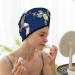 Disco Party Astronaut Dancing Hair Towel | Soft Absorbent Coral Velvet Wrap for Long Curly & Thick Hair - Quick Dry Microfiber Cap for Women - Buy Online on GoSupps.com