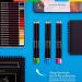 48 ct Oil Pastel Pencils for Artists - Soft Core Colored Pencils for Drawing, Sketching, and Adult Coloring - Skin Tone Set in Cyclindrical Box - Buy Online on GoSupps.com