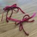 Feyley Red Loop Earrings - Exaggerated Tassel & Crystal Long Drop Jewelry for Women & Girls - Buy Online on GoSupps.com