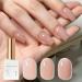 French Manicure Kit - French Tip Stamp Pink & White Gel Nail Polish Gel Nail Kit Nail Art Tools Nail Stamper French Manicure Nude White Jelly Nail Polish French Nails Nail Accessories Set for Women - Buy Online on GoSupps.com