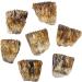 Nupuyai Natural Amber Calcit Rawstein Crystal Geode - Reiki Healing Stone Cluster for Home Decoration - Buy Online on GoSupps.com
