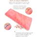 Eurow Luxe Microwavable & Freezable Himalayan Salt Eye Pillow Mask Pink - Buy Online on GoSupps.com