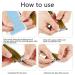 LINXINS Hair Extension Tapes 120pcs Double Sided Adhesive Tapes for Hair Extensions Glue Strips Tape Extension Tabs for Hair Weft Replacement (Blue) - Buy Online on GoSupps.com