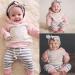 Toddler Hooded Sweatshirt & Pants Set - Pink Stripe | 3-6 Months - Buy Online on GoSupps.com