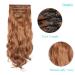 Cybelleza Clip-In Hair Extensions - Realistic Light Auburn 8 Tresses - Affordable Synthetic Hair Sealing - Buy Online on GoSupps.com