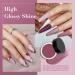 AZUREBEAUTY Dip Powder Nail Kit - Fall Winter Dark Purple & Lilac Glitter | 4 Color Starter Set with Base/Top Coat & Activator for DIY French Art Manicure - Buy Online on GoSupps.com