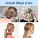 Vlasy 220 Count Black Wave Style Bobby Pins - Invisible Hair Clips Bulk for Women and Girls - Hair Grips for All Hair Types - Buy Online on GoSupps.com