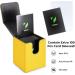 Totteri Card Deck Box with 100 Card Sleeves - Electric Yellow | Pokemon Trading Card Storage Case for 100+ Sleeved Cards | PVC-Free Card Holder for MTG/TCG - Buy Online on GoSupps.com