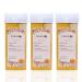 PINKZIO Hair Removal Roll On Wax Refill 3 Pack - Depilatory Wax Roller for Legs and Arms - 3.52 Ounce Honey Formula - Buy Online on GoSupps.com