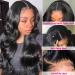 Hedy Body Wave Lace Front Human Hair Wig 22 Pre Plucked with Baby Hair - Natural Black 10A 180% Density Lace Closure - Glueless for Black Women - Buy Online on GoSupps.com