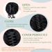 S-Noilite Claw Clip Messy Bun Hair Chignon | Curly Wavy Scrunchie Synthetic Ponytail Extension - Dark Black 1 - Buy Online on GoSupps.com