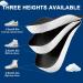 Orthopedic High Pads - Arch Support Insoles for Leg Length Discrepancy | Shock Absorption Heel Lifts | 1.0 Inch (2 Pairs) - Black - Buy Online on GoSupps.com