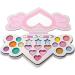 Martinelia Super Girl You Rock Children's Makeup Palette - Eyeshadow Palette for Children 12 Glitter Eyeshadows 3 Oily Shadows 6 Lipsticks & 2 Brushes No Harmful Products - Buy Online on GoSupps.com