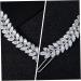 minkissy 1pc Inlaid Leaf Hairpin Girl Hair Clip Hair Clips Fashion Hairpin Hair Barrettes for Women Wedding Hair Accessories Leaf Design Hair Clip Rhinestones Issue Card Miss 7x1.2cm Silver - Buy Online on GoSupps.com