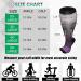 3 Pairs Plus Size Compression Socks (20-30 mmHg) for Women & Men - Wide Calf Knee High Stockings for Nurses & Seniors - 4XL Size - Buy Online on GoSupps.com