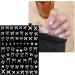 JMEOWIO 8 Sheets Heart Bow Tie Nail Art Stickers Decals Self-Adhesive Colorful Nail Supplies Nail Art Design Decoration Accessories - Buy Online on GoSupps.com