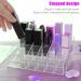 Yaxidaever 24 Slots Lipstick Storage Organizer - Acrylic Display Stand for Lipsticks - Elegant White Cosmetic Holder - Buy Online on GoSupps.com