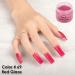 Dip Powder Color No.69 Red Glaze Red Color System Nail Gel Effect 1 oz - Buy Online on GoSupps.com