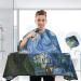Van Gogh The Starry Night Waterproof Barber Cape | Adjustable Salon Hairdresser Cape for Men & Women | Perfect for Home & Salon Use - Buy Online on GoSupps.com