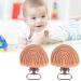 2 Pieces Wooden Pacifier Clips - Rainbow Beech Teething Clip & Silicone Pacifier Holder | Eco-Friendly Baby Essentials - Buy Online on GoSupps.com