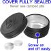 Extra Small Pill Box for Purse - 3 Pack ADHYRO Aluminum Mini Pill Organizer - Portable Lightproof Case for Vitamins Fish Oils & Supplements (Black Silver White - Buy Online on GoSupps.com