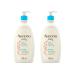 Aveeno Baby Lotion Daily Moisturizing Cream for Sensitive Skin Natural oat Fragrance Free Paraben Free Pack of 2 (1064 ml Total)