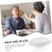 Gleavi Guard - Decorative Pill Proof Bowl & Shared Plate for Seniors | Self-Feeding Dish & Cutlery Gifts for Disabled Adults | International Shipping Available - Buy Online on GoSupps.com