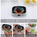 Blue Flames Wolf Head Pill Box - 2 Compartment Portable Metal Pill Organizer for Medicine Pocket & Purse - Buy Online on GoSupps.com
