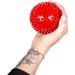 Buy SPRINGOS Hedgehog Ball Massage Ball with Knobs - 8.5 cm Hard Red for Relieving Muscle Tension | International Shipping Available - Buy Online on GoSupps.com
