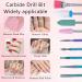 10 Piece Set Nail Drill Bits Electric Nail File Bits Nail Drill Bits Drill Bit Sets Nails For Home Salon Acrylic Gel Nail Manicure Efile Pedicure Tools - Buy Online on GoSupps.com