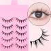 Buy Faux Mink Manga Lashes | 13mm Natural Look Spiky & Wispy False Eyelashes - 5 Pairs for Cosplay | International Shipping - Buy Online on GoSupps.com