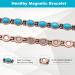 Buy Copper Bracelet for Women - Adjustable 7.08" Turquoise Magnetic Fashion Jewelry - Buy Online on GoSupps.com