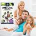 NutraKing Immune System Booster Tablets - 32 Days Supply with Vitamin C, D, Zinc - Daily Health Supplement - Buy Online on GoSupps.com