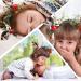 Flower Antlers Headbands Deer Animal Horns Headwear Hair Pieces Reindeer Party Supplies for Women and Kids - Buy Online on GoSupps.com