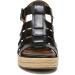Vionic Women's Capri Jaylah Wedge Sandals - Black | Orthotic Insole Arch Support | Sizes 5-11 - Buy Online on GoSupps.com