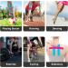 AnjoCare Kinesiology Tape for Muscles & Joints - Sports & Injury Recovery Tape - Pink & Blue - Precut for Knee, Ankle, Shoulder - Buy Online on GoSupps.com