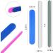 100 Pcs Disposable Nail Files 180/240 Double Sided Emery Board Set - Ideal for Natural and Fake Nails at Home and Salon - Includes Free Nail Polishing Buffer - Buy Online on GoSupps.com