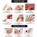 Short White French Tip False Nails - 24PCS with Glue | Square Press On Nails for Women - Buy Online on GoSupps.com