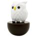 Blinky Owl Non-Electric Ceramic Diffusers for Essential Oils and Aromatherapy Fragrance White Ceramic Diffusers in Car or Desk Office Decor and Small Bathroom at Home Brown Vase