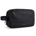 Toiletry Bag for Men BAGSMART Mens Travel Toiletry Bag Water-Resistant Dopp Kit for Travel Lightweight Shaving Bag Fits Full Sized Toiletries Black Simple Style-black -Medium
