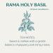 Organic Tulsi Tea Rama Holy Basil Leaf 250g Loose Leaves Premium Herbal Tea Ocimum Tenuiflorum Tulasi Shyama Tulsi Caffeine-Free | DRAGONFLY HERBS Tulsi RAMA - Buy Online on GoSupps.com